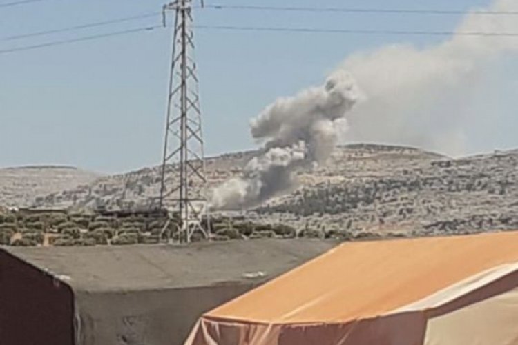 Rus savaş u&ccedil;aklarından İdlib'e hava saldırısı