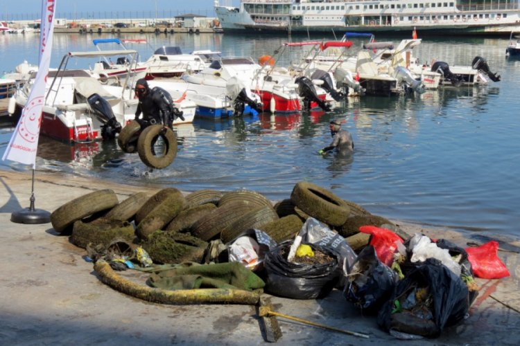 Bursa'da balık&ccedil;ı barınaklarında dip temizliği
