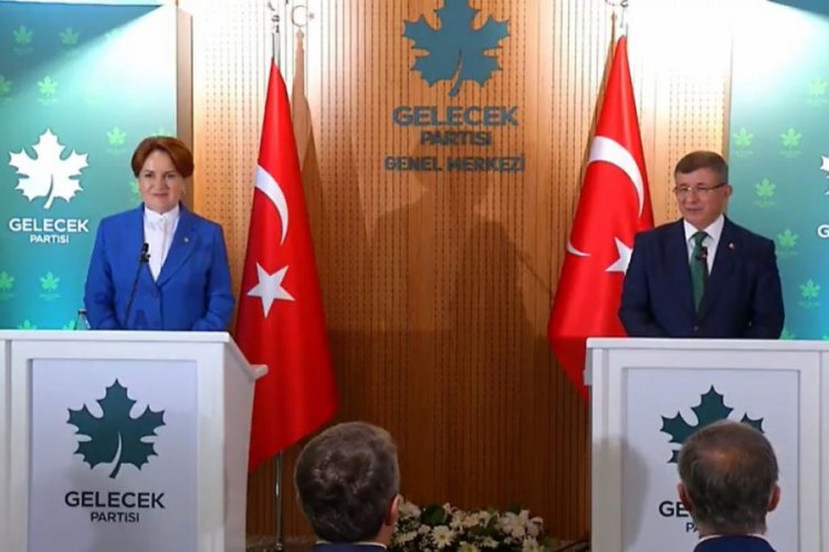 Akşener'den Davutoğlu'na 'hayırlı olsun' ziyareti