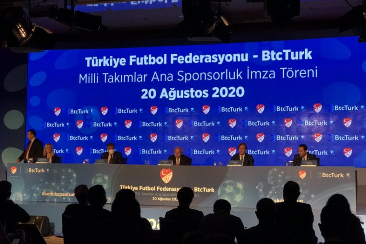 TFF ile BtcTurk arasında ana sponsorluk s&ouml;zleşmesi imzalandı