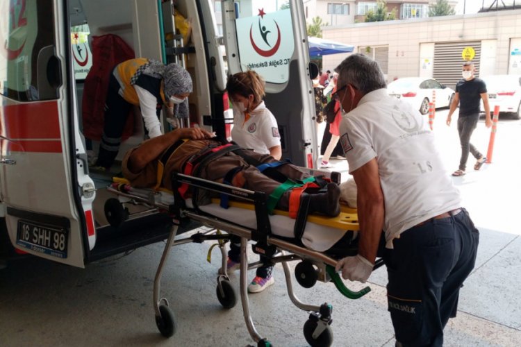 Bursa İneg&ouml;l'de iş kazası: 1 yaralı