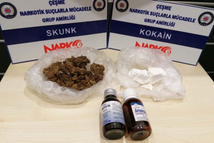 Zehir taciri kıskıvrak yakalandı