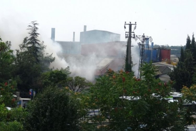 Kocaeli'de fabrika yangını