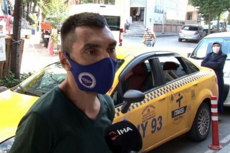 Taksici nefesi kesilen yolcuyu kurtardı