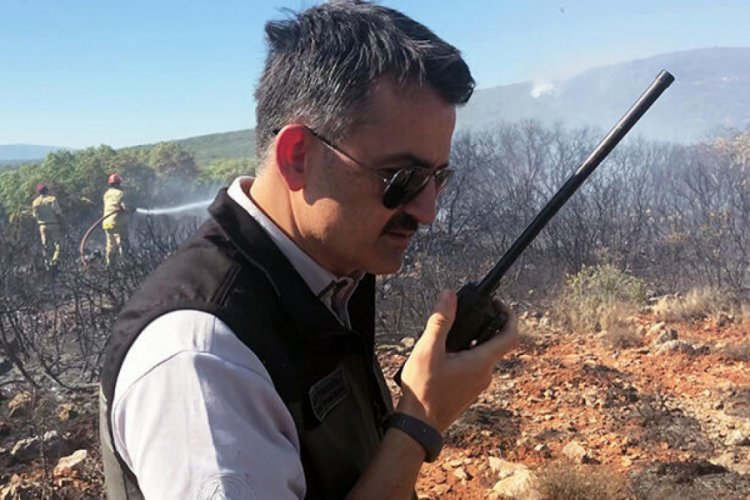 Pakdemirli: G&uuml;n i&ccedil;erisinde &ccedil;ıkan 45 yangın kontrol altına alındı