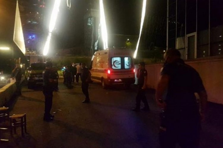 Hastane otoparkında silahlı kavga!