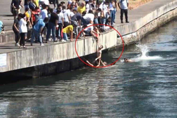 Hali&ccedil;'te fotoğraf &ccedil;ekerken boğuluyordu