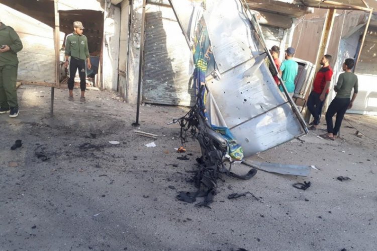 Suriye'de bomba y&uuml;kl&uuml; motosiklet patladı