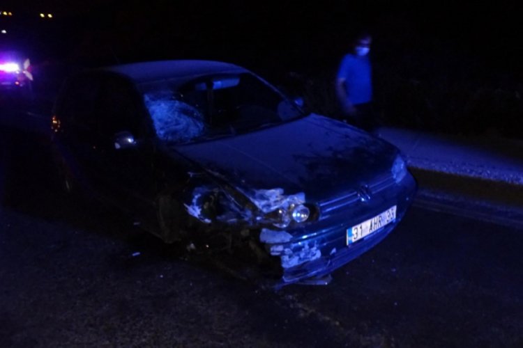 Ters y&ouml;nde giden ara&ccedil; motosiklete &ccedil;arptı
