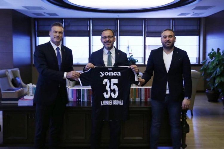 Altay'dan Bakan Kasapoğlu'na ziyaret