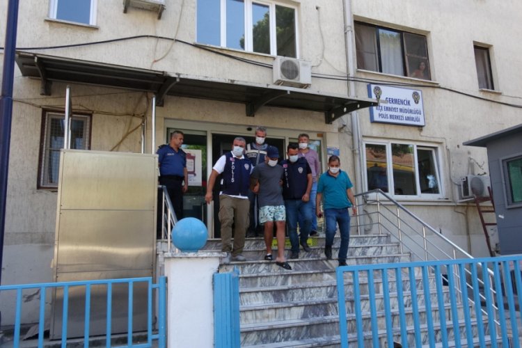 Aydın'da yakalanacağını anlayan şahıs tabancayı başına dayadı