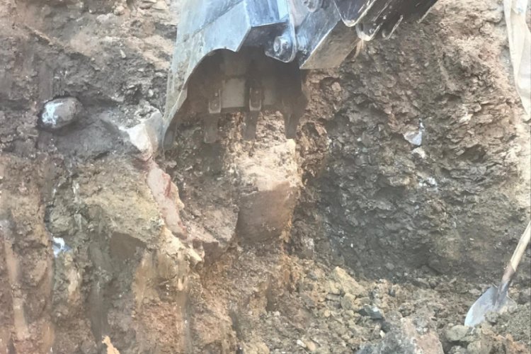 K&uuml;p bulununca &ccedil;alışmalar durdu