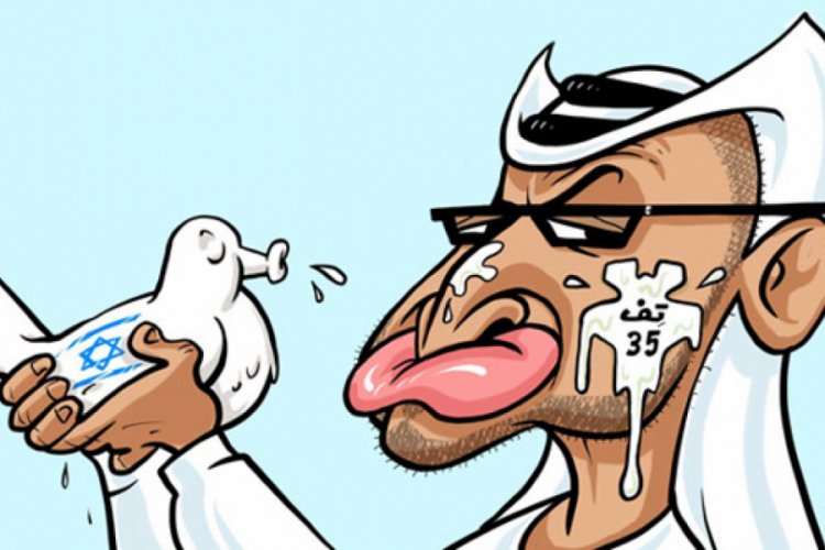 BAE-İsrail normalleşmesini eleştiren karikat&uuml;re g&ouml;zaltı