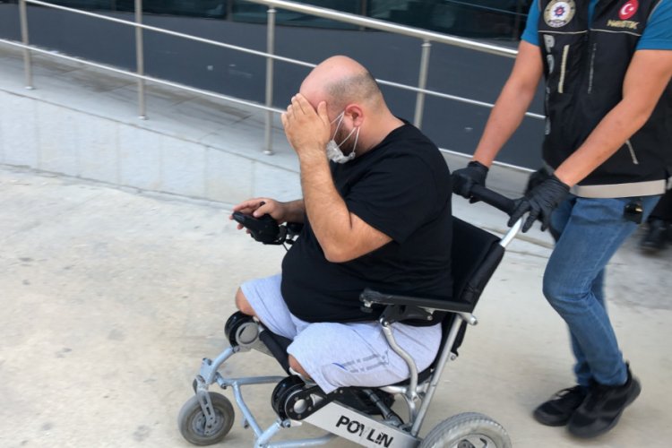 Bursa'da engelli torbacı yakalandı!