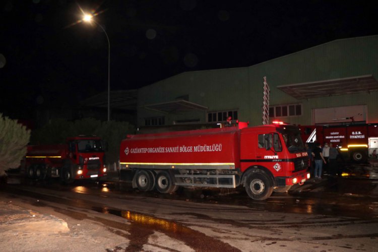 Susam fabrikasında korkutan yangın