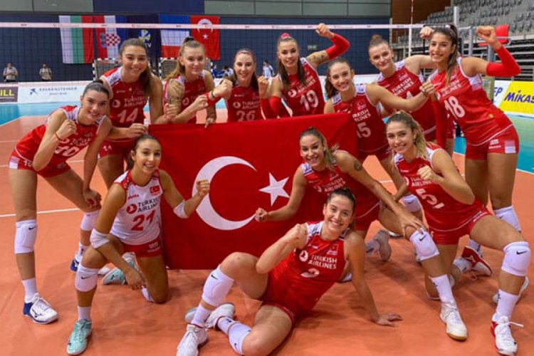 T&uuml;rkiye 19 Yaş Altı Kız Voleybol Milli Takımı, Avrupa şampiyonu oldu!