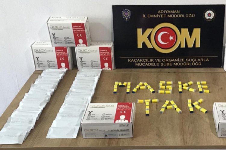 Ka&ccedil;ak Covid-19 test kitleri ele ge&ccedil;irildi