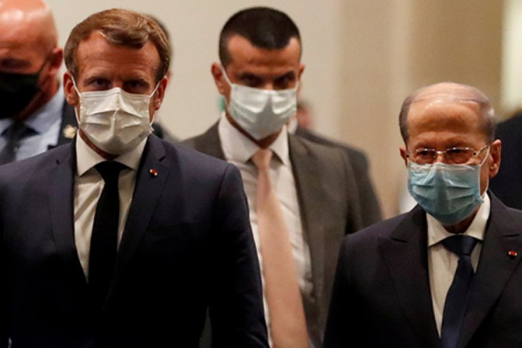 Macron 3 hafta sonra yeniden L&uuml;bnan'da