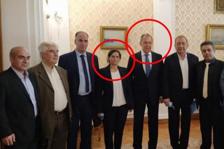 Lavrov, YPG'li grubu ağırladı