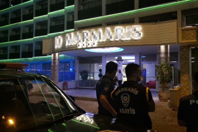 Marmaris'te ruhsatsız otel m&uuml;h&uuml;rlendi