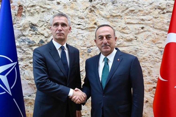 &Ccedil;avuşoğlu, NATO Genel Sekreteri Stoltenberg ile g&ouml;r&uuml;şt&uuml;