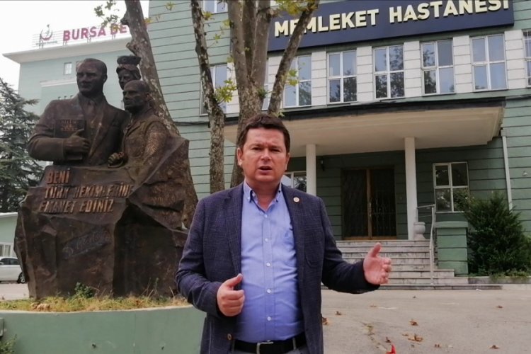 CHP Bursa Milletvekili Aydın'dan 'Muradiye Devlet Hastanesi a&ccedil;ılsın' &ccedil;ağrısı