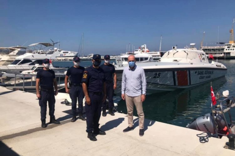 Bursa Gemlik K&ouml;rfezi'nde 2 yeni sahil g&uuml;venlik botu hizmete girdi