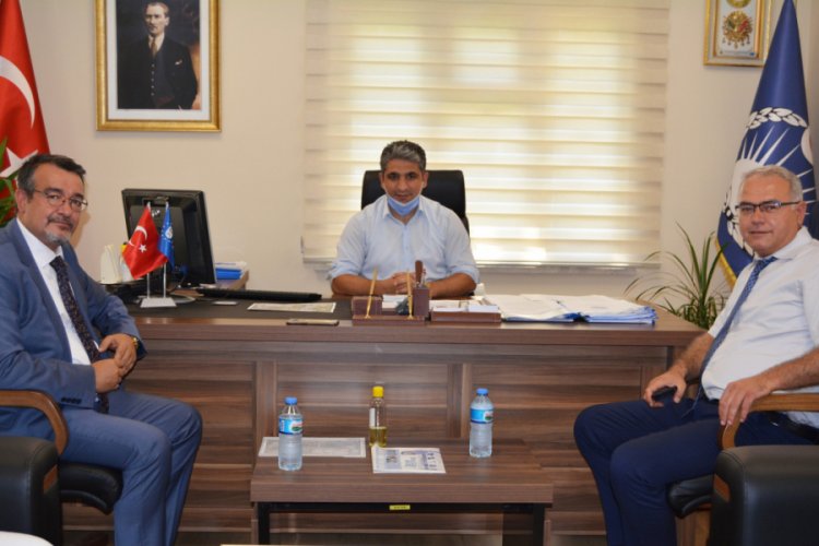 BUTTİM Başkanı Şeng&uuml;l, Zabıta Daire Başkanı Muhammed Emin Tarım'ı ziyaret etti