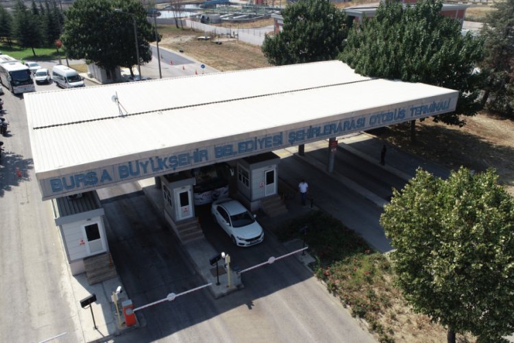 Bursa'da terminalden hareket eden yolcu otob&uuml;sleri tek tek denetlendi