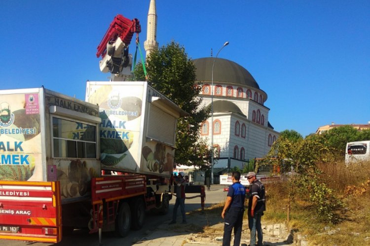 Bursa İneg&ouml;l'de eski halk ekmek b&uuml;feleri kaldırılıyor