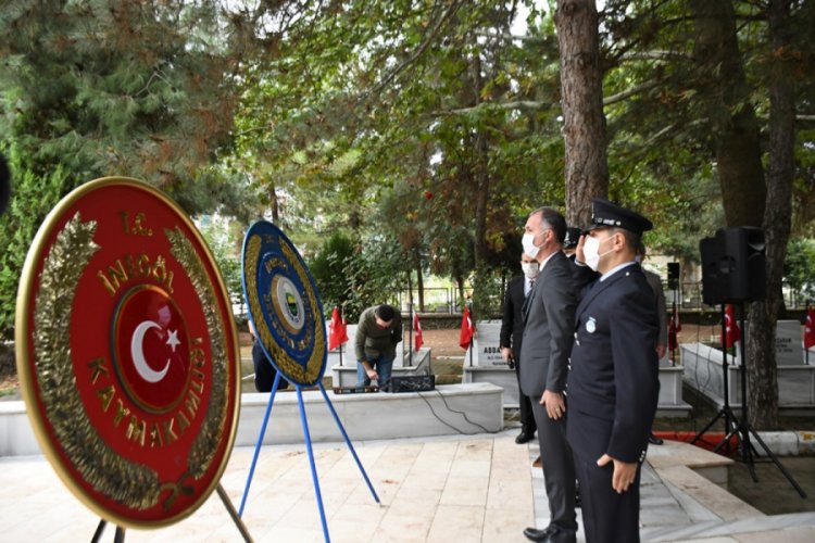 Bursa İneg&ouml;l'de Gaziler G&uuml;n&uuml; t&ouml;renle kutlandı