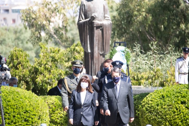 Yunan Cumhurbaşkanı G&uuml;ney Kıbrıs'a gitti