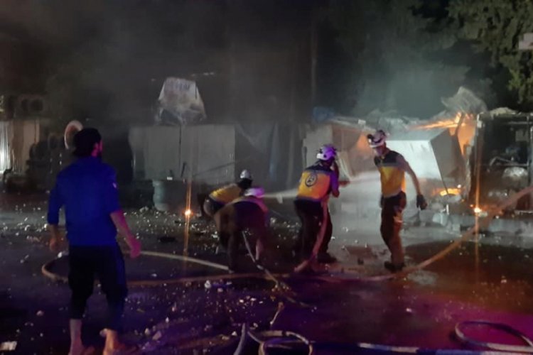 Suriye'de akaryakıt deposunda patlama