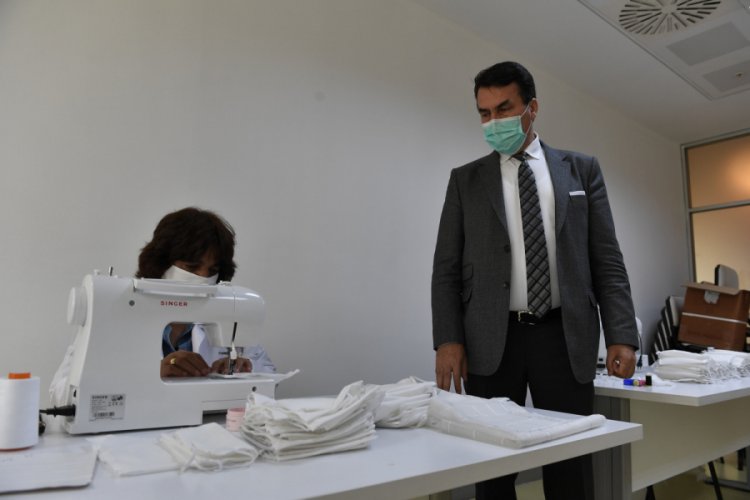 Bursa Osmangazi'de maske seferberliği