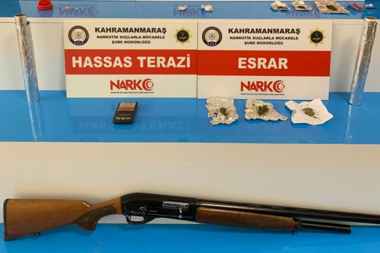 Kahramanmaraş'ta uyuşturucu operasyonu