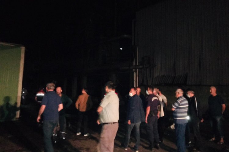 Fabrikanın kazan dairesindeki patlama korkuttu