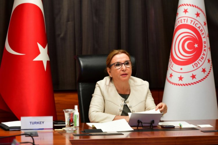 Bakan Pekcan, G20 Ticaret ve Yatırım Bakanları Toplantısı'na videokonferansla katıldı