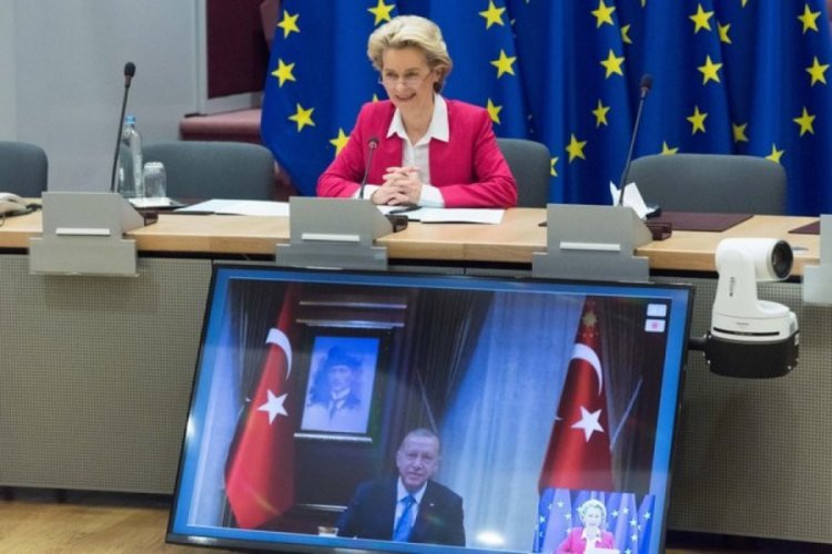 Leyen: Cumhurbaşkanı Erdoğan ile verimli g&ouml;r&uuml;şme ger&ccedil;ekleştirdik
