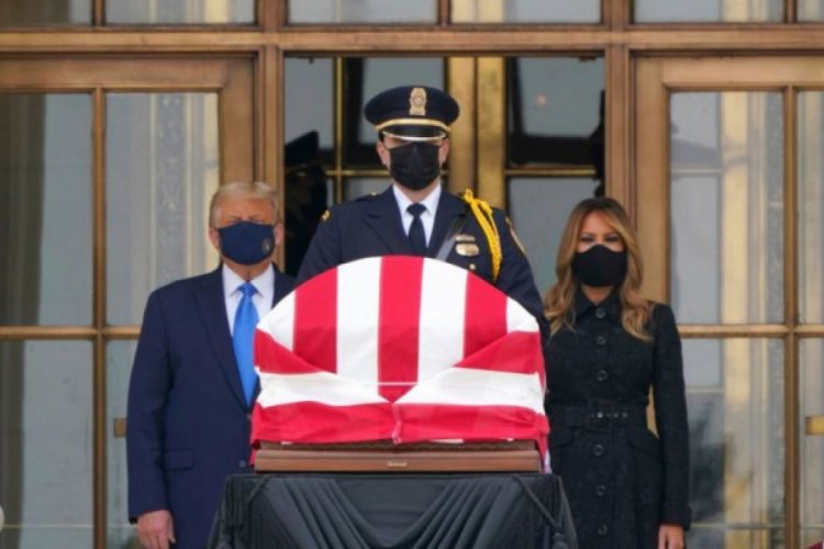 Trump, Yargı&ccedil; Ginsburg'un cenazesinde yuhalandı