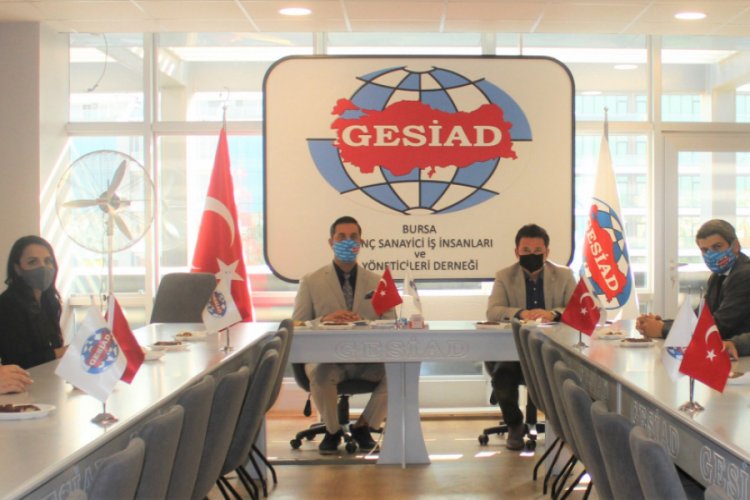 Bursa Milletvekili Aydın GESİAD'ı ziyaret etti