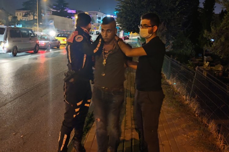 Bursa'da 'Dur' ihtarına uymayan oto hırsızı 30 kilometre kovalamacanın ardından yakalandı