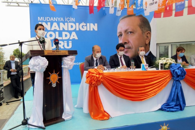 AK Parti Mudanya'da İnci S&ouml;ğ&uuml;tl&uuml; g&uuml;ven tazeledi