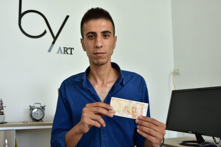 Hatalı basım 50 TL'yi 20 bin liraya satışa &ccedil;ıkardı, alıcı &ccedil;ıkmadı