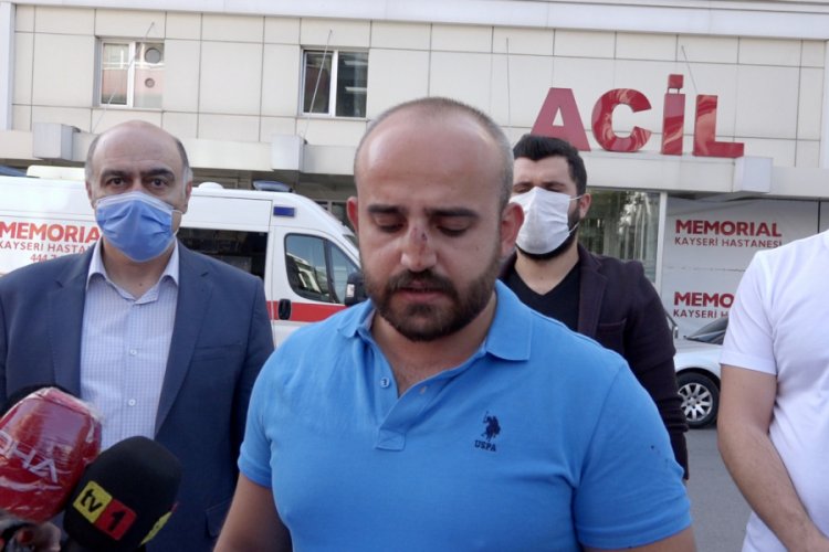 Adliyede boşanma duruşması &ouml;ncesi avukata saldırı