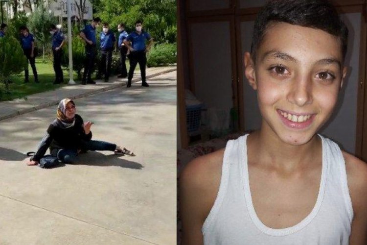 Adliye bah&ccedil;esinde y&uuml;rek yakan feryat