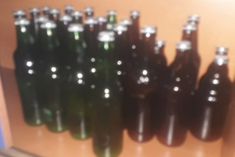 Ankara'da ka&ccedil;ak i&ccedil;ki operasyonu: 147 litre alkol ele ge&ccedil;irildi