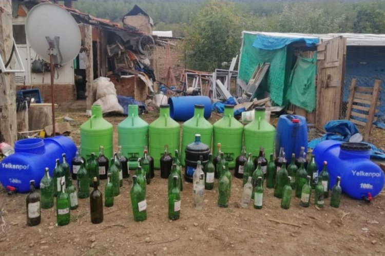 Ahırda şarap &uuml;retimine g&ouml;zaltı