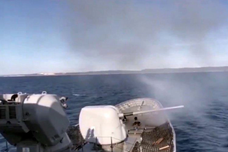 MSB: Saros K&ouml;rfezi'nde silah eğitimleri icra edildi