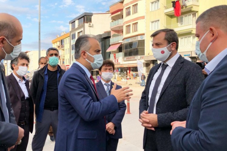Bursa Büyükşehir Belediye Başkanı Aktaş değişen Gürsu'yu inceledi