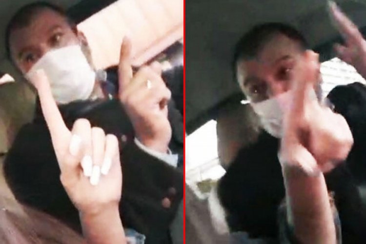 M&uuml;şteri takside sigara i&ccedil;meye kalkınca ortalık karıştı